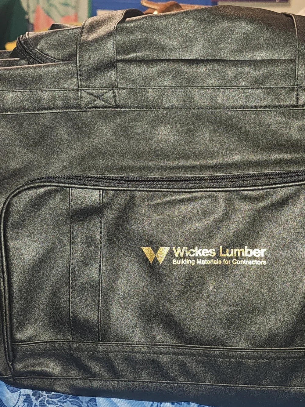 Black Duffel Bag with Shoulder Strap